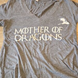 Next Level Apparel Gray 'Mother of Dragons' Kids Tee